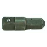 Square Driver Adapter Head, 1/4" Male Hex Drive to 1/4" Male Square Drive redirect to product page